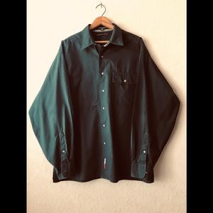 Tommy Hilfiger dark green shirt